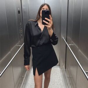 Zara Split Hem Skort